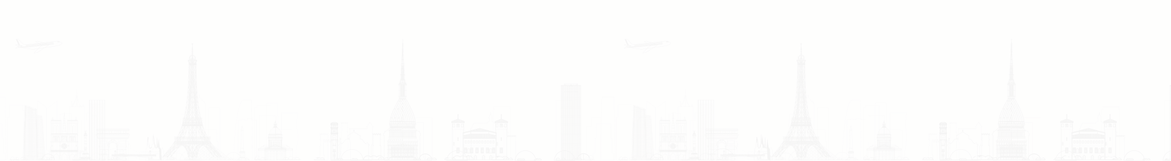 World Landmarks Silhouette Overlay